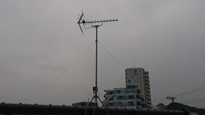 福岡の大宰府市でアンテナ取り付け