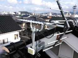 地デジアンテナ工事