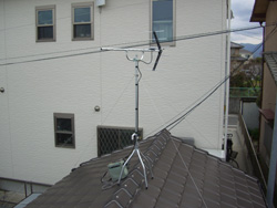 福岡市の西区横浜でアンテナ工事