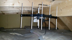 地デジアンテナ工事