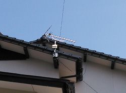 側面地デジアンテナ工事