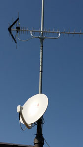 地デジアンテナ工事