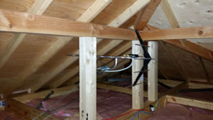 福岡市西区小戸でアンテナ取り付け工事