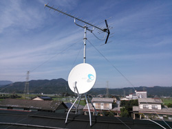 地デジアンテナ工事