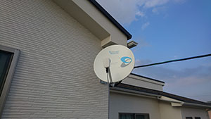 南区長住でBSアンテナ取り付け