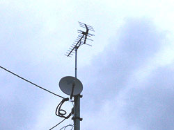 福岡の早良区は次郎丸でアンテナ工事