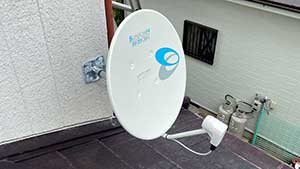 糸島の志摩師吉でBSアンテナ取り付け工事