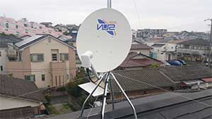 福岡市の城南区は干隈にBSアンテナ工事