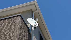 福岡の西区でBSアンテナ取り付け