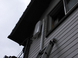 福岡の今津でデザインアンテナ取り付け
