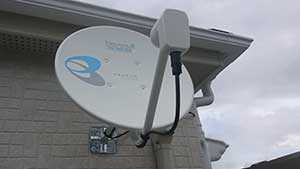 糸島市二丈深江でBSアンテナ工事