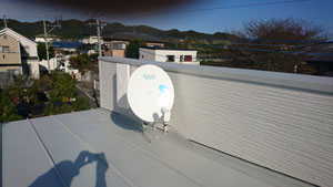 BSの4K,8Kアンテナ取り付け