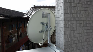 南区井尻でBSアンテナ取り付け
