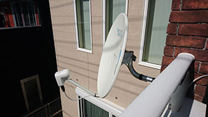 糸島の南風台でBSアンテナ取り付け