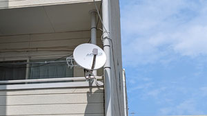 福岡市の井相田でアンテナ工事