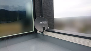 BSの4K,8Kアンテナ取り付け