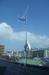 BSアンテナ取り付け