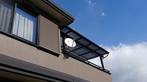 BSアンテナ取り付け