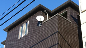 福岡の早良区昭代で4K,8Kアンテナ取り付け