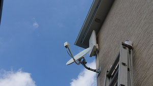 糸島の高田でBSアンテナ取り付け