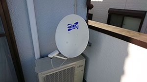 BSアンテナ取り付け