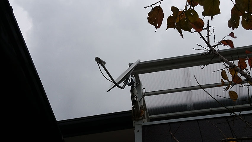 早良区重留BSアンテナ取り付け