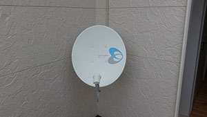 糸島の曽根でアンテナ工事