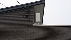 糸島の潤でアンテナ工事