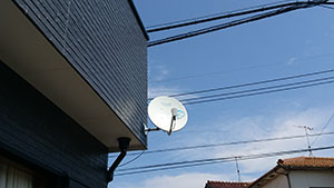 糸島の有田でアンテナ工事