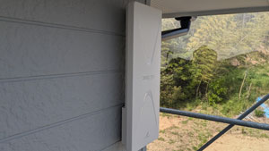 糸島市の波多江駅南でアンテナ修理