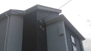 福岡市の今宿東でアンテナ工事