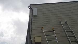 糸島市の師吉から愛宕にアンテナ取り付け工事