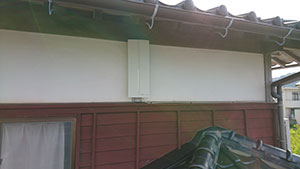 糸島の二丈福吉でデザインアンテナ取り付け