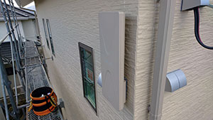 福岡市の西区で地デジアンテナ工事