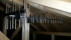 糸島有田中央でアンテナ工事