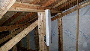 福岡市の西区今宿でアンテナ工事