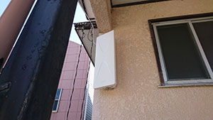 福岡市の西区でデザインアンテナ取り付け