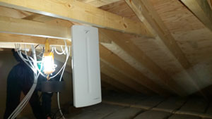 デザインアンテナ取り付け