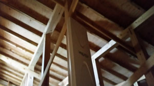 福岡の東区でデザインアンテナ取り付け