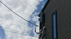 福岡市の早良区でアンテナ取り付け工事