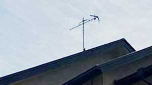 福岡市の西区今宿東でアンテナ取り付け工事