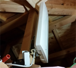 デザインアンテナ取り付け