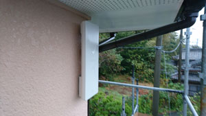 糸島の有田でデザインアンテナ取り付け