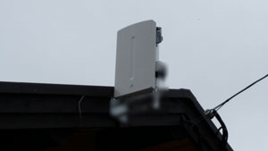 糸島の二丈深江で地デジデザインアンテナ取り付け工事