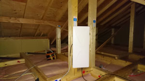 糸島の潤でアンテナ工事