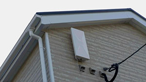 糸島市の末永でデザインアンテナ取り付け