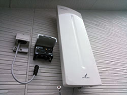 糸島の曽根でアンテナ取り付け