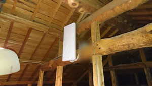 糸島市の末永でデザインアンテナ取り付け