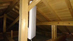 糸島市二丈深江でアンテナ工事