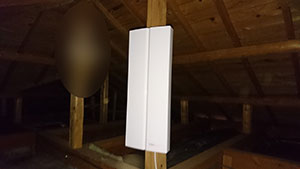 福岡市の西区でアンテナ取り付け工事